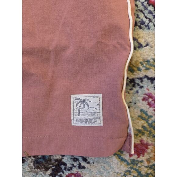 Marine Layer Lined Sport & Swim Shorts 6" Faded Rose Mens S - Picture 4 of 8